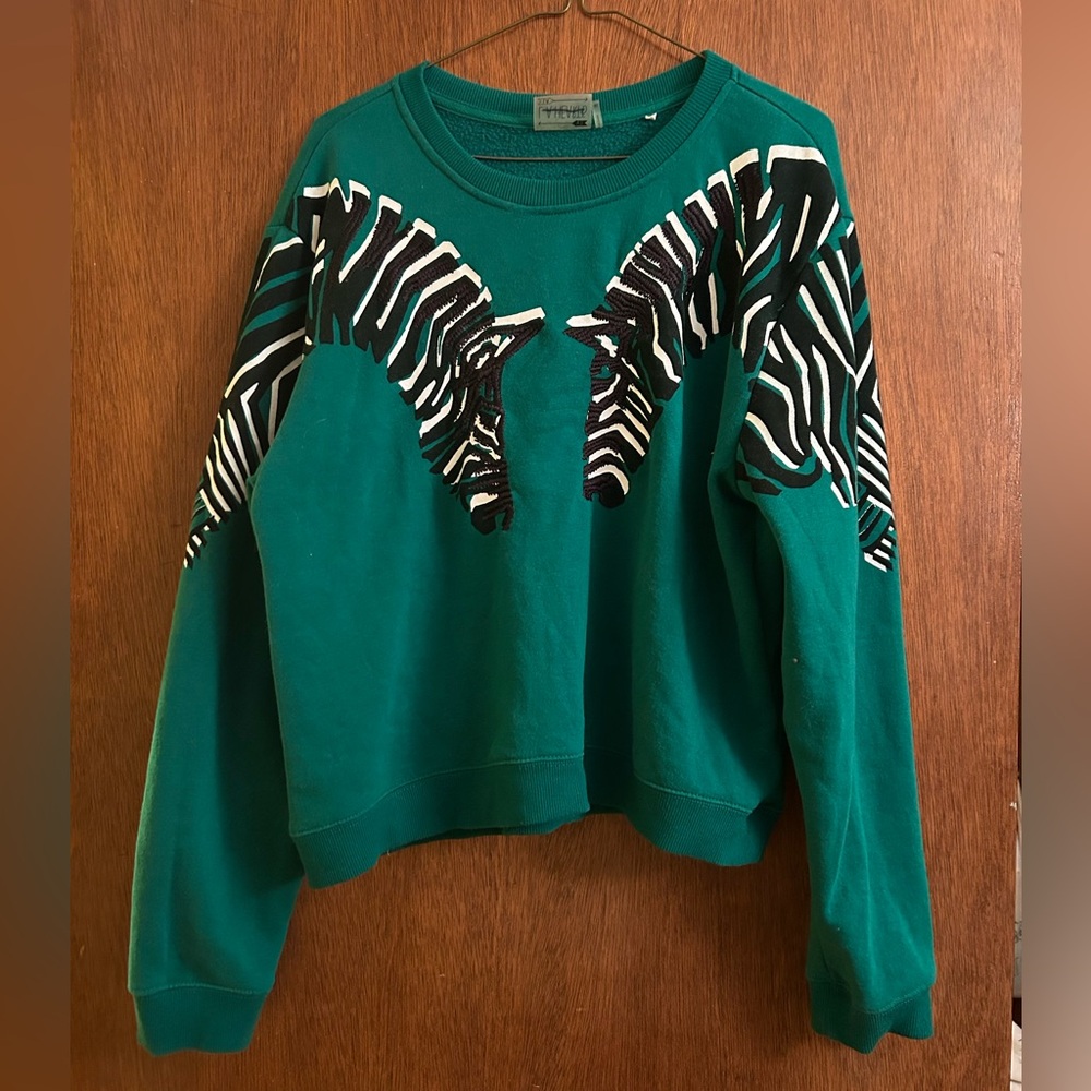 La Hearts Green Sweatshirt
